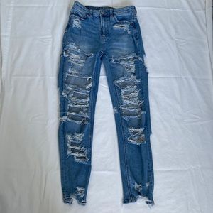 American Eagle Size:0 Skinny Stretch Blue Jeans